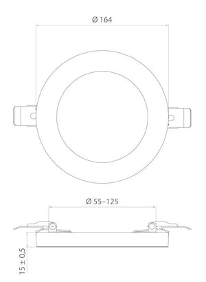 Alasvalo Airam Cio Multi IP20 9W Himmennettävä Valkoinen - KarelianStore