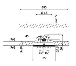 Alasvalo Airam Compact Outdoor IP65 830 Musta - KarelianStore