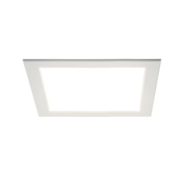 Alasvalo Airam Flat Square 120 IP44 9W/840 4000K Himmennettävä - KarelianStore