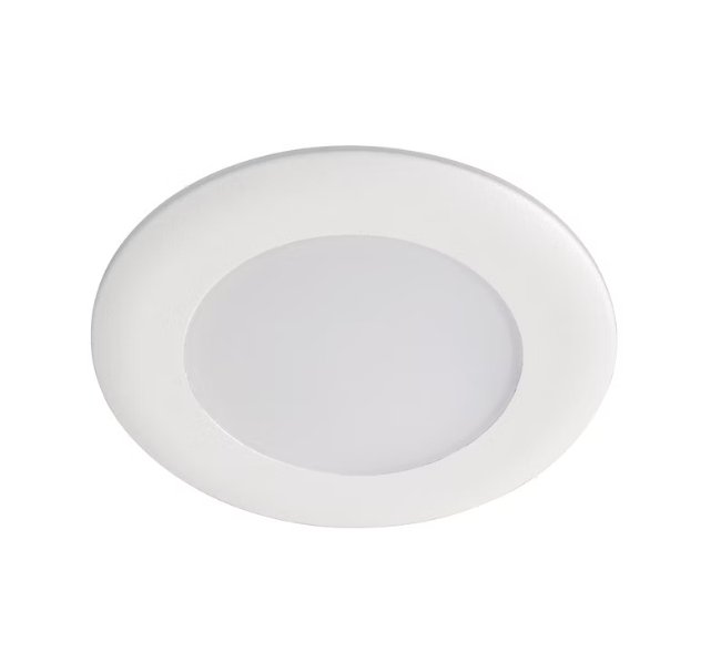 Alasvalo Airam Slim Duo Fix IP44 8W 3000K Valkoinen Himmennettävä - KarelianStore