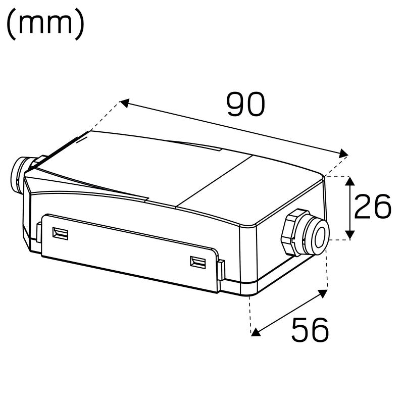 Alasvalo Hide-a-Lite Comfort Quick IP44 435lm 6W 3000K Himmennettävä Antrasiitti - KarelianStore