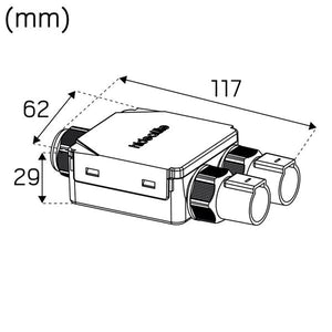 Alasvalo Hide-a-Lite Comfort Quick IP44 435lm 6W 3000K Valkoinen - KarelianStore