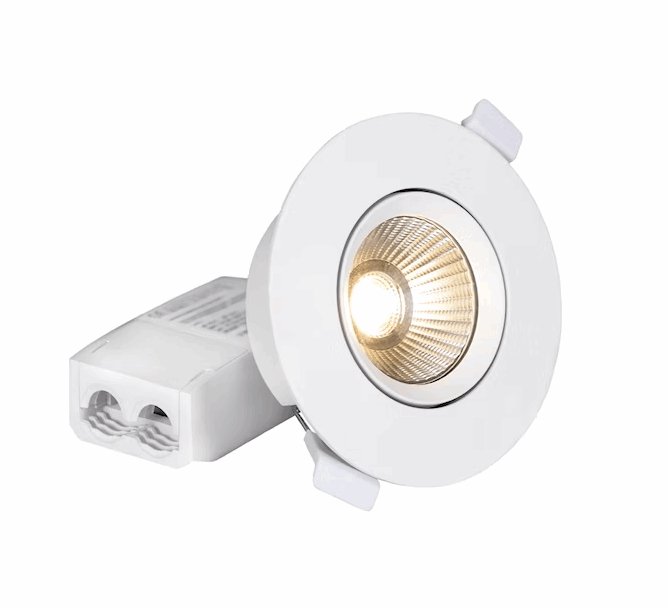 Alasvalo Hide-a-Lite Optic L ISO Tilt IP44 670lm 7.5W Valkoinen - KarelianStore