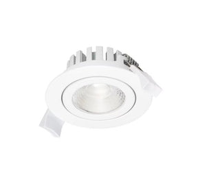 Alasvalo Jupeled Fokus 8W IP65 Dim 3000K 80mm Valkoinen - KarelianStore