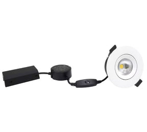 Alasvalo Nordtronic Velia IP44 CCT 27/3/4K 40A 7W WH Eco 6 kpl - KarelianStore