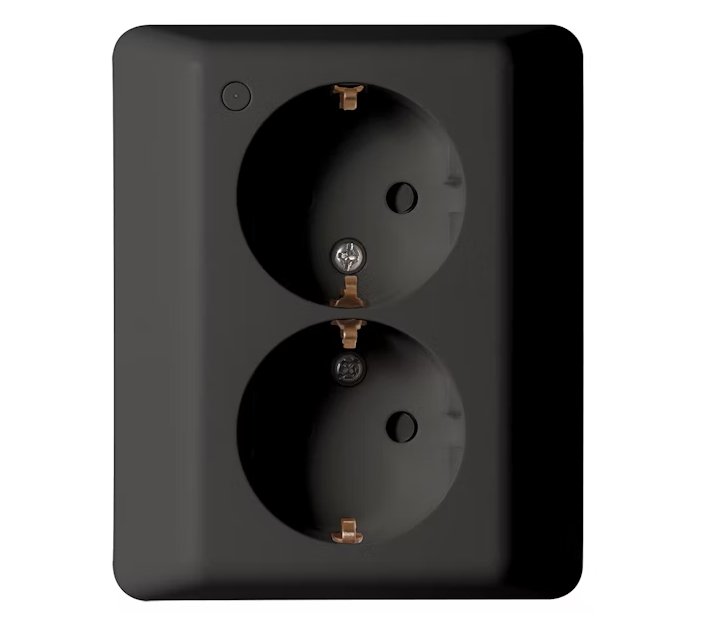 Älypistorasia Futurehome Polar 2x16A Zigbee Musta - KarelianStore