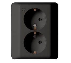 Älypistorasia Futurehome Polar 2x16A Zigbee Musta - KarelianStore