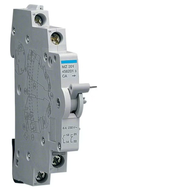 Apukosketin Hager MZ201 2VK 5A 230V AC - KarelianStore