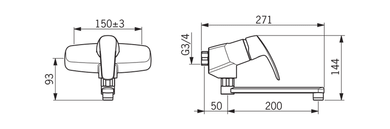 Aputilahana Oras 1036 Safira 200 mm kääntyvällä juoksuputkella - KarelianStore