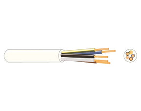 Asennuskaapeli Kajote Taipuisa MSK 2x1.5 N Valkoinen R100 Eca 100m - KarelianStore