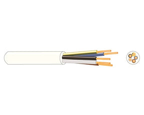 Asennuskaapeli Kajote Taipuisa MSK 3x2.5 S Valkoinen R100 Eca 100m - KarelianStore