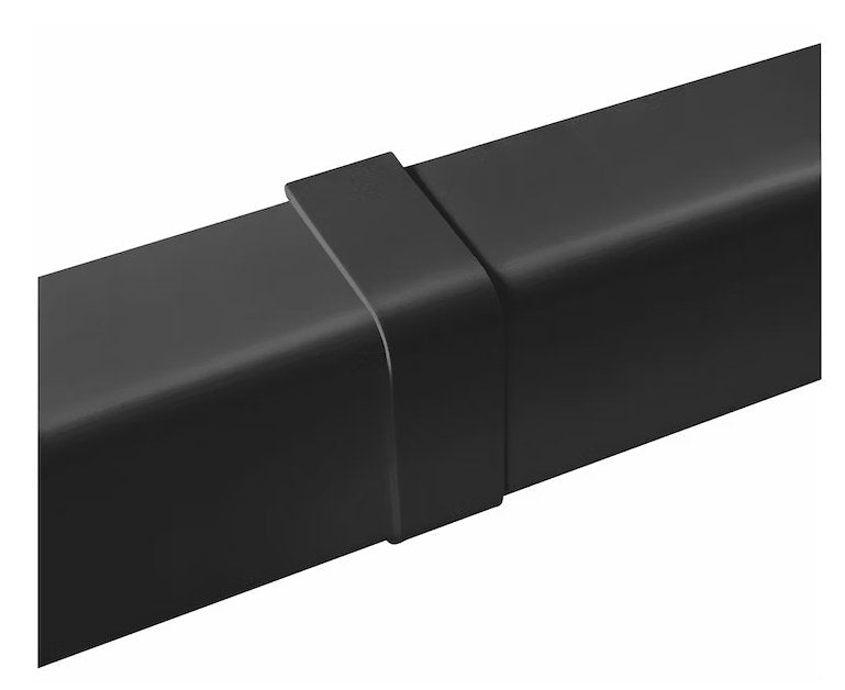Asennuskanavan Jatkokappale Artiplastic 80x60 Musta - KarelianStore