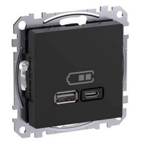 EXXACT USB-Lataus PR, A+C 45W Antrasiitti - KarelianStore