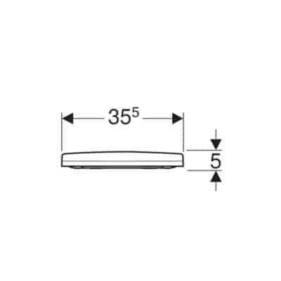 Geberit Acanto WC-istuimen kansi - KarelianStore