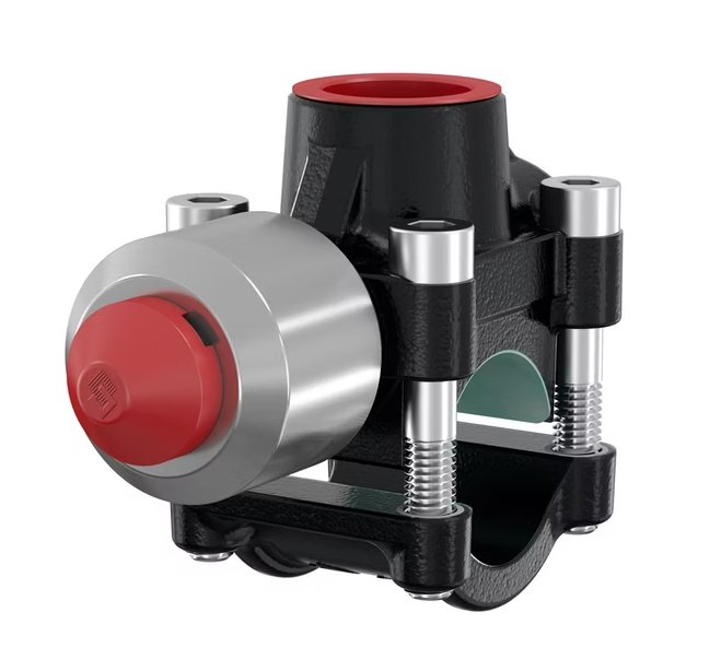 Haaroitusliitin Flamco T-plus 2 1/2x11/4x2 1/2 Teräsputkelle - KarelianStore