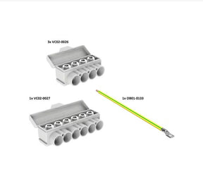 Haaroitusliitin Ouneva Liitinpakkaus 4x50 6x50mm2 - KarelianStore