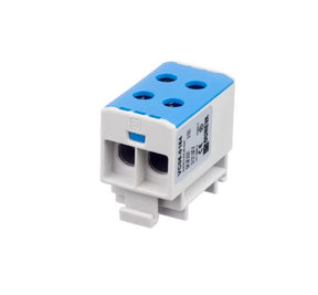 Haaroitusliitin Ouneva OTL 2x AI Cu 2.5-35mm2 Sininen - KarelianStore