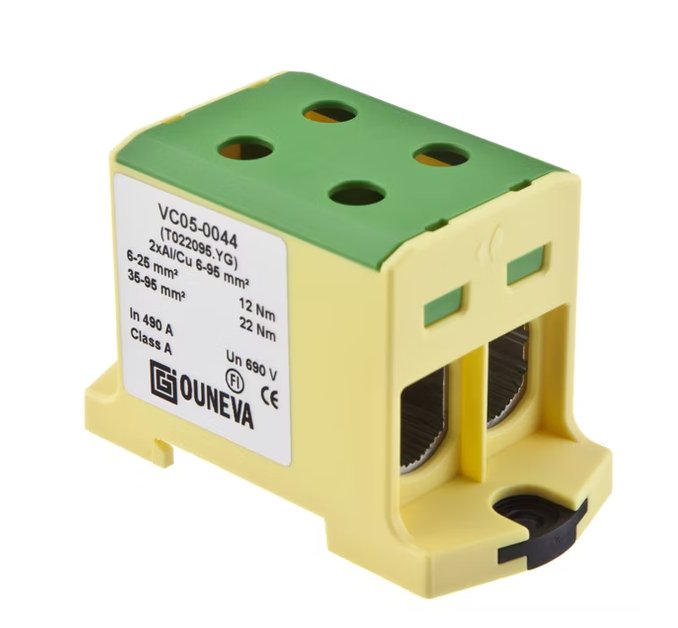 Haaroitusliitin Ouneva OTL 2x AI Cu 6-95mm2 KEVI - KarelianStore