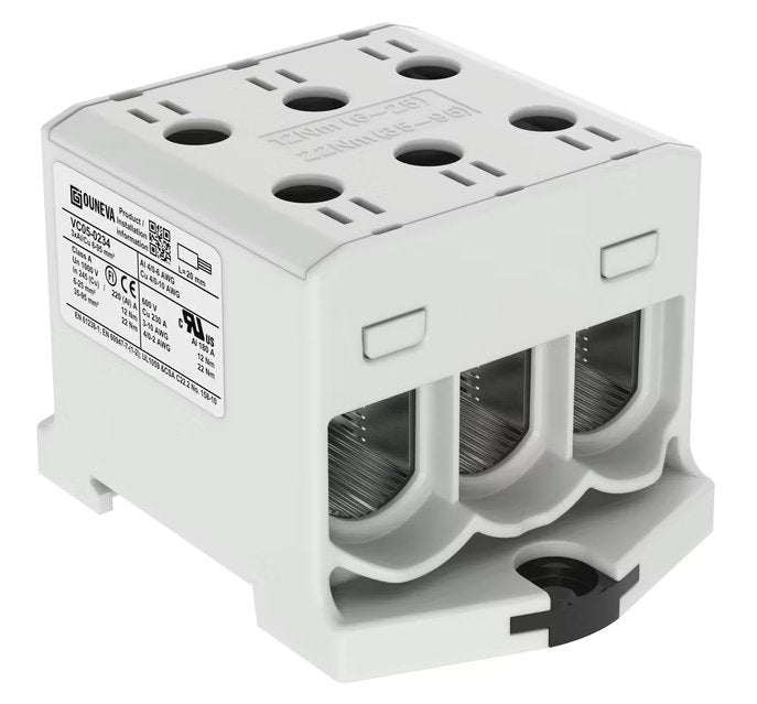 Haaroitusliitin Ouneva OTL 3x6-95mm2 AI Cu Harmaa - KarelianStore