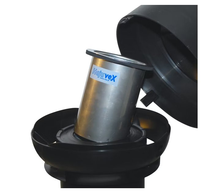 Hajusuodatin Hajuvex Eristetylle Tuuletusputkelle Musta - KarelianStore