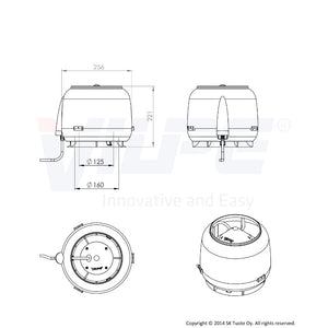 Huippuimuri Vilpe Eco 110S Musta - KarelianStore