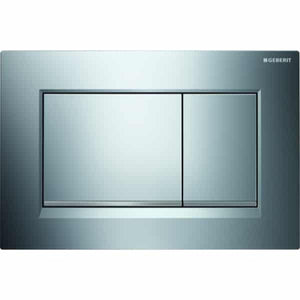Huuhtelupainike Geberit Sigma 30 Korkea Kromi Mattakromi - KarelianStore