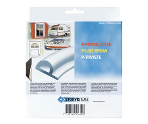 Ikkunatiiviste Stokvis P-profiili 9 mm x 5.5 mm x 24m Valkoinen - KarelianStore