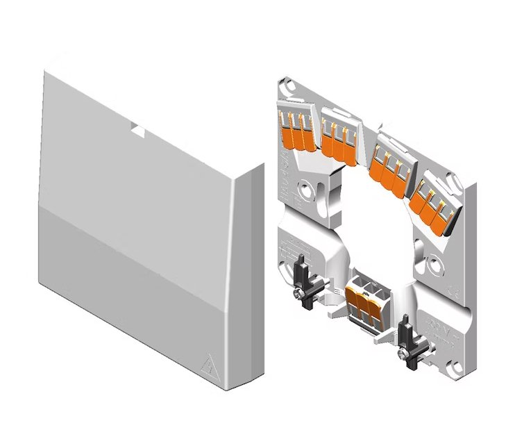 Jakorasia Onnline 5x6mm2 Liitin IP20 Vedonpoistoilla - KarelianStore