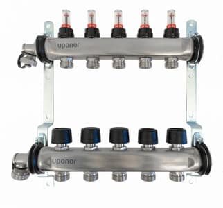 Jakotukki Uponor Smart 3/4 10-lähtöä eurocone ruostumaton teräs - KarelianStore