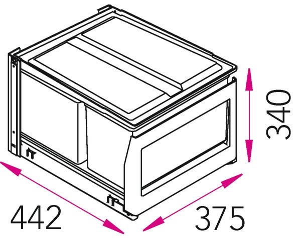 Jätevaunu Stala Ekoline Eko-3SK - KarelianStore