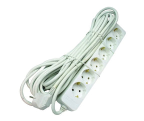 Jatkojohto Opal 6-osainen Maadoitettu 10m - KarelianStore