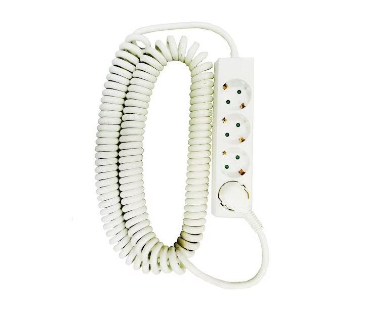 Jatkojohto Reimax 1-vaihe Spiraali 4-osainen - KarelianStore