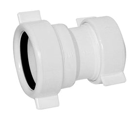 Jatkoliitin Faluplast 40-32 Kartio-mutteri PP Valkoinen - KarelianStore