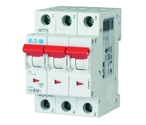 Johdonsuojakatkaisija Eaton PLSM-C10 3 10kA 3-napainen C 10A - KarelianStore