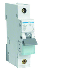 Johdonsuojakatkaisija Hager MCN120E 1x20A C-käyrä 6kA - KarelianStore