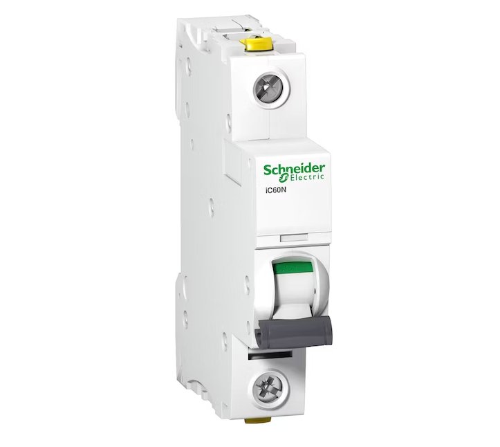 Johdonsuojakatkaisija Schneider Electric IC60N 1x4A C 6kA - KarelianStore