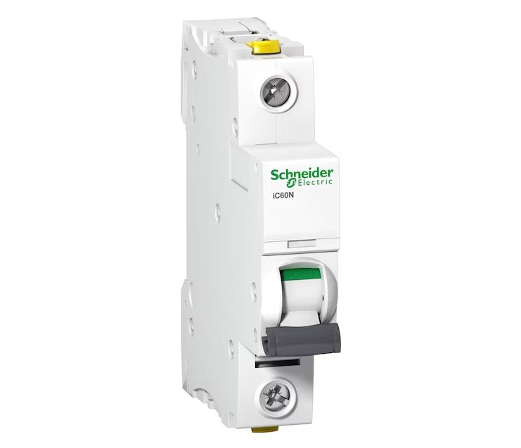 Johdonsuojakatkaisija Schneider Electric IC60N 1x6A C 6kA - KarelianStore