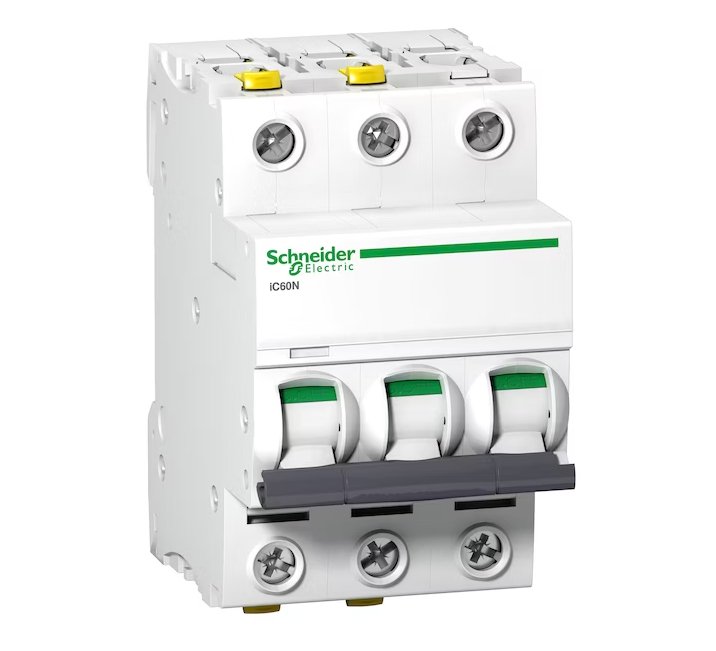 Johdonsuojakatkaisija Schneider Electric IC60N 3x32A C 6kA - KarelianStore