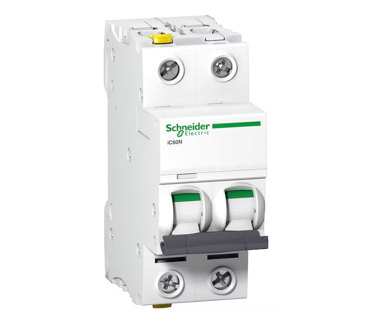 Johdonsuojakatkaisin Schneider Electric IC60N 2x10A B 6kA - KarelianStore