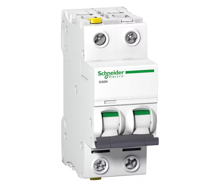 Johdonsuojakatkaisin Schneider Electric IC60N 2x6A C 6kA - KarelianStore