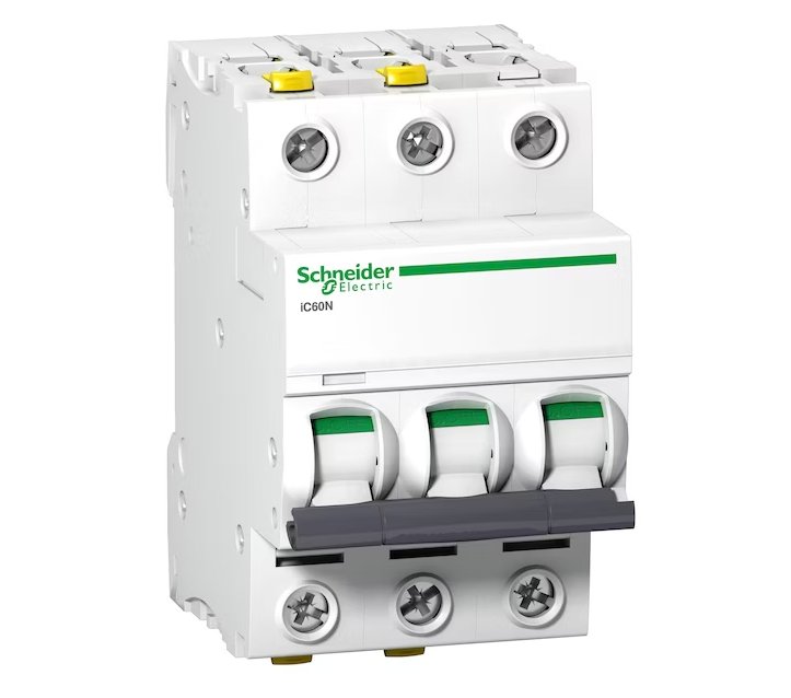 Johdonsuojakatkaisin Schneider Electric IC60N 3x16A C 6kA - KarelianStore