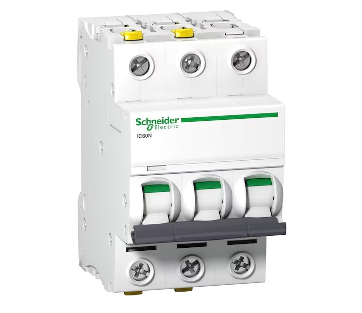 Johdonsuojakatkaisin Schneider Electric IC60N 3x20A C 6kA - KarelianStore