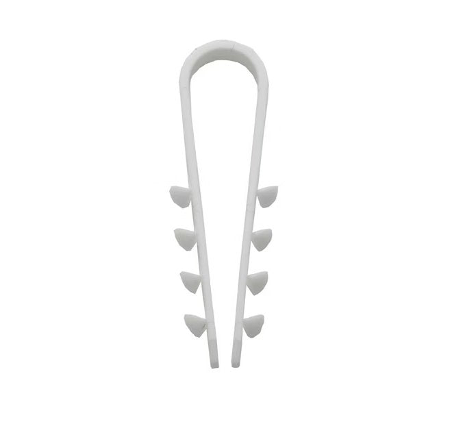 Kaapelikiinnike Castor DKS 8-28 Valkoinen 200kpl - KarelianStore