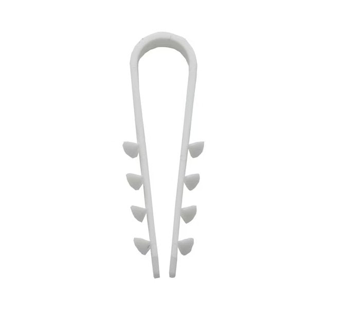 Kaapelikiinnike Castor DKS6-20 Valkoinen 200kpl - KarelianStore