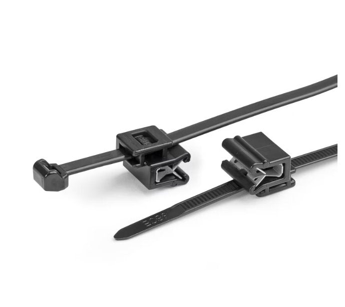 Kaapelikiinnike Hellerman Tyton Edgeclip T50ROSEC5A 4.6x200 Musta 100kpl - KarelianStore