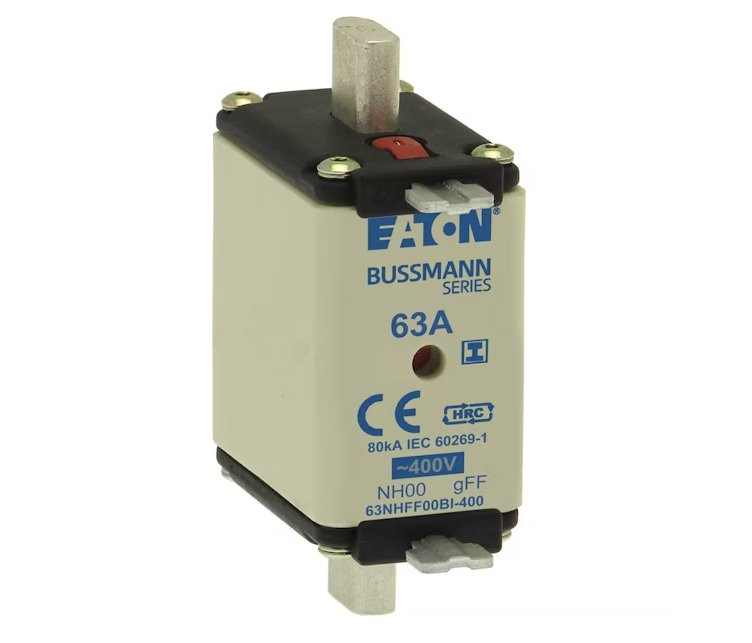 Kahvasulake Eaton 63A 400V GFF-Käyrä Koko 1 3kpl - KarelianStore