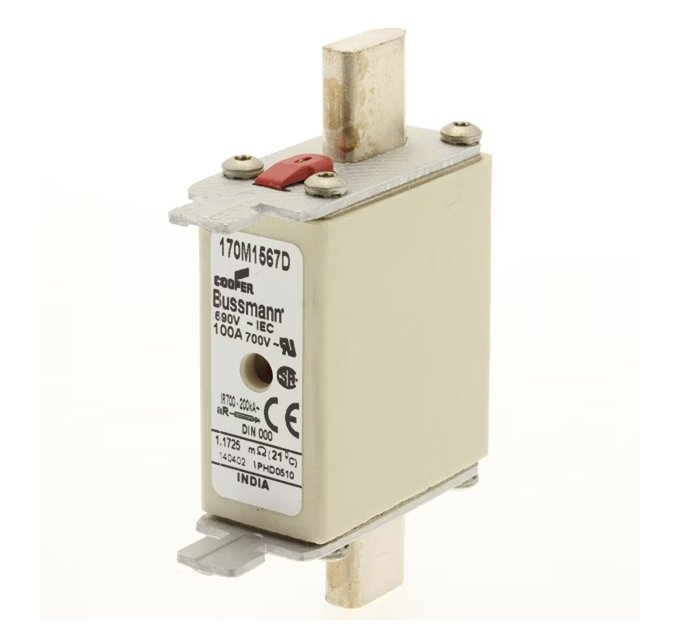 Kahvasulake Eaton Erikoisnopea C-B 170M1567D 690V 100A KAHVA 000 - KarelianStore