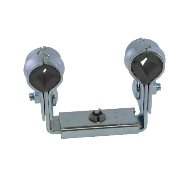 Kaksoisputkipidin Fischer 10-12mm Säädettävä Eristetty - KarelianStore