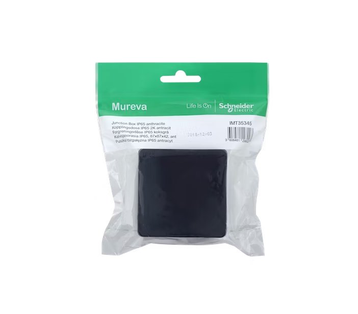 Kalvojakorasia Schneider Electric Mureva IP65 Antrasiitti - KarelianStore
