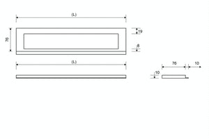 Kehys Unidrain 1917 Musta 900/10mm - KarelianStore